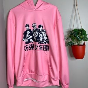 BTS Pink Sweatshirt